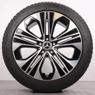 Winterräder 19 Zoll Mercedes-Benz E-Klasse W214 S214 Original Felgen A2144012300 Winterreifen 6-6,5mm DOT24 & 25 245/45R19 102H XL MO Continental Winter Contact TS860S - Bild 4