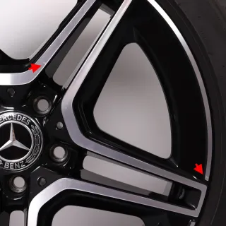 Winterräder 18 Zoll Mercedes-Benz A- B- CLA- Klasse W177 V177 W247 C118 X118 Original Felgen A1774011500 Winterreifen 5&5,5mm DOT19 225/45R18 91H MO Pirelli - Bild 9