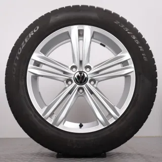 Winterräder 18 Zoll VW Tiguan II & Allspace Original Felgen Sebring 5NA601025M Winterreifen 235/55R18 104H XL AO Pirelli Sottozero Winter 210 Serie 2 5mm - Bild 4