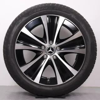 Winterräder 18 Zoll Mercedes-Benz E-Klasse W213 S213 A238 C238 Original Felgen A2134013700 Winterreifen 4,5-5 & 6mm 245/45R18 100V XL MOE Pirelli Winter Sottozero 3 5-Speichen - Bild 7