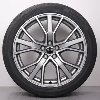 Sommerräder 20 Zoll Audi Q3 & RSQ3 F3 Original Felgen 83A601025BA 5-Y-Speichen-Stern-Design AUDI SPORT Titanoptik Sommerreifen Hankook Ventus S1 EVO2 SUV 255/40R20 101Y XL AO NEU - Bild 2