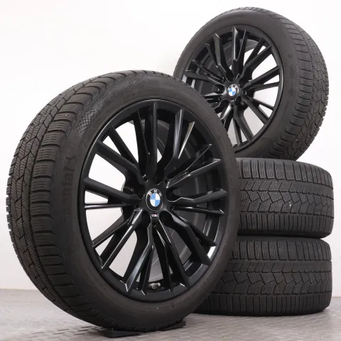 Background image for Winterräder 18 Zoll BMW 3er G20 G21 4er G22 G23 2er G42 Original Felgen Sty. 796M 6885305 6885306 Winterreifen 6mm & 5-5,5mm 225/45R18 & 255/40R18 XL * SSR RSC Runflat Continental