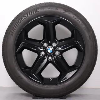 Winterräder 18 Zoll BMW X1 iX1 U11 & X2 iX2 U10 Original Felgen schwarz 6898039 Styling 865 Winterreifen 5mm DOT22 225/55R18 102H XL * Bridgestone Blizzak LM005 - Bild 2