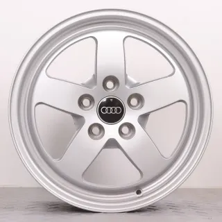 Alufelgen 16 Zoll Audi A4 8W B9 Original Felgen Felgensatz 5-Speichen 8W0601025 Silber 7x16ET35 5x112 66,6mm NEUWERTIG - Bild 2