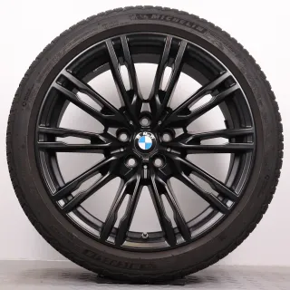 Winterräder 19 Zoll BMW M2 G87 M3 G80 G81 M4 G82 G83 Original Felgen Styling 829M 8093844 & 8093845 9x19ET20 & 9,5x19ET20 Winterreifen 275/35R19 100V XL *  Michelin Pilot Alpin 5 - Bild 3