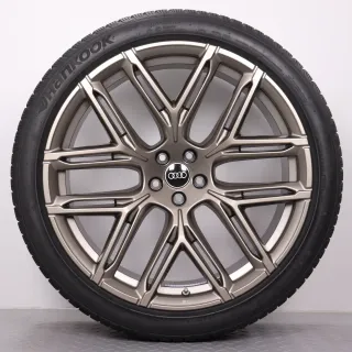 Winterräder 23Zoll Audi Q8 SQ8 RSQ8 4M Original Felgen 4M8601025BK Winterreifen DOT23 6,5-7mm 295/35R23 108W XL AO Hankook Winter i*cept evo 2 6-Y-Doppelspeichen RS Neodymgold matt - Bild 3