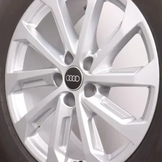 Winterräder 18 Zoll Audi Q5 GU Original Felgen 8MA601025Q Winterreifen DOT24 2x 5mm / 2x 6-6,5mm 235/60R18 107H XL R0 Pirelli Scorpion Winter 2 10-Speichen silber 7x18ET34 5x112 - Bild 7