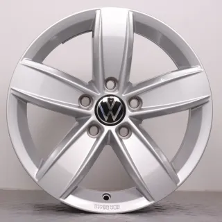 Alufelgen 16 Zoll VW T-Roc Original Felgen Felgensatz Corvara 2GA071496A silber 6x16ET43 5x112 57,1mm - Bild 6
