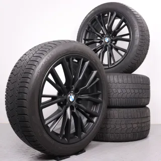 Winterräder 18 Zoll BMW 3er G20 G21 4er G22 G23 2er G42 Original Felgen Stylin 796M 6885305 6885306 Winterreifen 5-5,5 & 4-4,5mm DOT20&21 225/45R18 & 255/40R18 XL * SSR RSC Runflat - Bild 1