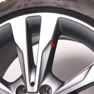 Winterräder 18 Zoll Mercedes C-Klasse W205 S205 C205 A205 Original Felgen A2054012802 & A2054012902 Reifen 6,5mm Pirelli Sottozero 3 225/45R18 & 245/40R18 RDK - Bild 4