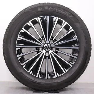 Winterräder 18 Zoll VW Tiguan CT & Tayron R4 Original Felgen 571601025K Winterreifen DOT24 7mm 235/55R18 104H XL AO Pirelli Sotttotero 3 Napoli 7,5x18ET40 5x112 - Bild 5