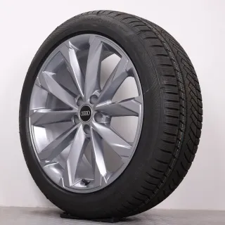 Winterräder 20 Zoll Audi A6 Allroad 4K C8 Original Felgen grau 4K9601025M DOT25 Winterreifen 245/45R20 103W XL AO Continental WinterContact TS850P NEU - Bild 6