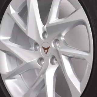 Winterräder 18 Zoll Cupra Formentor KM Original Felgen 5FF601025C Winterreifen 245/45R18 100V XL Bridgestone Silber 8x18ET40 5x112 Alufelgen - Bild 7