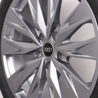 Winterräder 20 Zoll Audi A6 e-tron GH Original Felgen 85E601025AR & AS Winterreifen 235/45R20 & 265/40R20 XL R0 Pirelli P Zero Winter 5-Doppelspeichen platingrau NEU - Bild 5