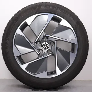 Winterräder 18 Zoll VW ID.3 E11 Original Felgen East Derry 10A601025G Winterreifen 215/55R18 99V XL DOT24 6,5 & 7,5mm - Bild 5