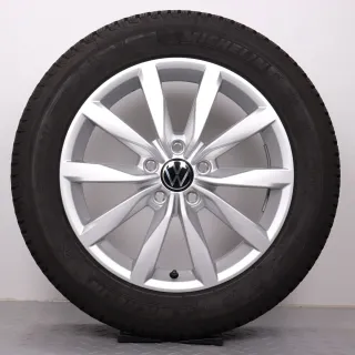 Winterräder 17 Zoll VW T-Roc A1 Original Felgen Dijon 5G0601025K Winterreifen DOT23 6,5-7mm & 7,5mm 215/55R17 94V AO Michelin Alpin 5 - Bild 4