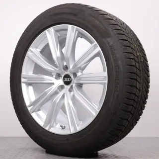 Winterräder 20 Zoll Audi Q8 SQ8 4M Original Felgen 4M8601025T Winterreifen 265/50R20 DOT19&23 5mm&8-8,5mm 111H XL AO Continental Winter Contact TS850P 5-V-Speichen-Design - Bild 9