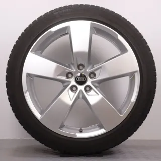 Winterräder 20 Zoll Audi A6 S6 4K C8 Original Felgen 4K0601025K Winterreifen 6-7mm DOT21&22 255/40R20 101W XL AO Continental Winter Contact TS 850 P 5-Arm Design RDK - Bild 2