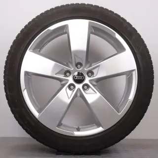Winterräder 20 Zoll Audi A6 S6 4K C8 Original Felgen 4K0601025K Winterreifen 7,5-8mm DOT22 255/40R20 101W XL AO Continental Winter Contact TS 850 P 5-Arm Design RDK - Bild 4