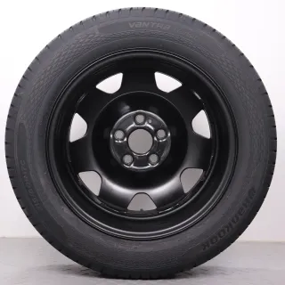 Sommerräder 17 Zoll VW T5 T6 T6.1 Original Felgen 7J5601027 Sommerreifen 215/60R17C 109/107T Hankook RA58 Vantra Transit Stahlfelge schwarz matt 7x17ET56 5x120 Stahlfelgen NEU - Bild 8