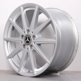 Alufelgen 18 Zoll Mercedes-Benz CLA EQ C174 & Shooting Brake X174 Original Felgen Felgensatz 10-Speichen A1784010000 & A1784010100 silber 7,5x18ET48,4 & 9x18ET67 5x112 66,6mm - Bild 8