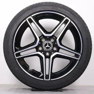 Sommerräder 18 Zoll Mercedes-Benz A-Klasse W177 V177 B-Klasse W247 CLA-Klasse C118 X118 Original Felgen A1774011500 Sommerreifen 225/45R18 95W XL Hankook 7,5x18ET49 - Bild 3