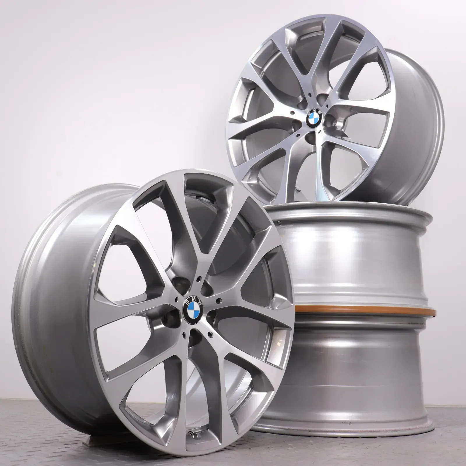 Alufelgen 20 Zoll BMW X5 G05 & X6 G06 Original Felgen Felgensatz Styling 738 6883757 & 6883758 ferricgrey glanzgedreht 9x20ET35 & 10,5x20ET40 5x112 66,6mm - Bild 1
