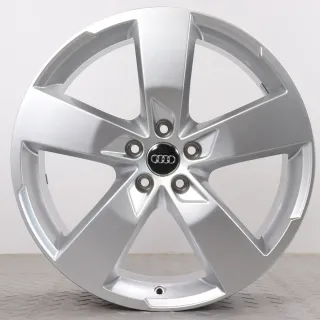 1x Alufelge 20 Zoll Audi A6 S6 4K C8 Original Einzelfelge Ersatzfelge 5-Arm Design 4K0601025K Silber 8,5x20ET43 5x112 66,6mm - Bild 1