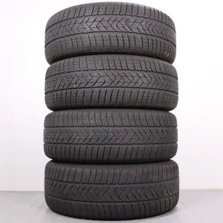 Winterräder 18 Zoll VW Arteon 3H Original Felgen 3G8601025N Winterreifen 5,5&6,5mm DOT23 245/45R18 96V Pirelli Winter Sottozero 3 Sebring grau 8x18ET40 5x112 Winterradsatz - Bild 9