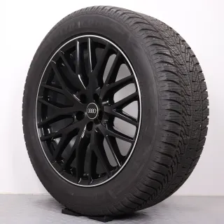 Winterräder 20 Zoll Audi Q7 SQ7 4M Original Felgen 4M0601025DR Winterreifen DOT24 7,5-8mm 285/45R20 112V XL AO Goodyear Ultra Grip 8 Performance SUV schwarz glangedreht 9x20ET28 - Bild 6