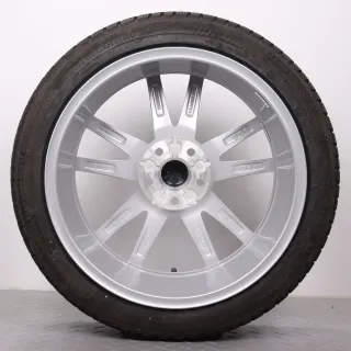 Winterräder 18 Zoll VW Golf 7 VII & Golf Sportsvan Original Felgen 5G0601025EC Winterreifen 225/40R18 92V XL Continental Winter Contact TS870P Pretoria silber 7,5x18ET51 - Bild 9