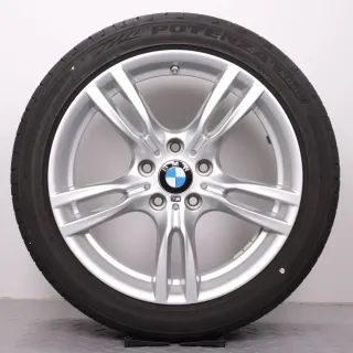 Sommerräder 18 Zoll BMW 3er F30 F31 4er F32 F33 4er Gran Coupe F36 Original Felgen M-Doppelspeiche 7845880 & 7845881 Styling 400M 225/45R18 & 255/40R18 - Bild 6