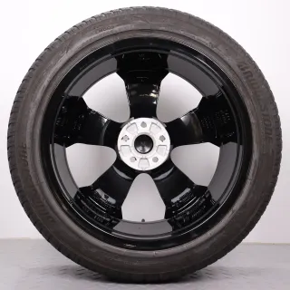 Winterräder 20 Zoll VW ID. Buzz Original Felgen 1T3601025AB & 1T3601025AC Winterreifen DOT24 5-5,5mm & 4,5-5mm 235/50R20 & 265/45R20 Alufelgen Stockton schwarz 8,5x20ET40 & 10x20ET - Bild 7