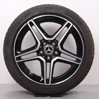 Winterräder 18 Zoll Mercedes-Benz A- B- CLA- Klasse W177 V177 W247 C118 X118 Original Felgen A1774011500 Winterreifen 4,5mm DOT18 225/45R18 91H MO Pirelli - Bild 6