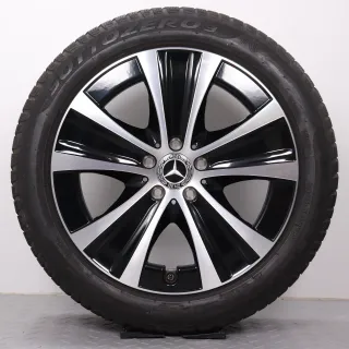 Winterräder 18 Zoll Mercedes-Benz E-Klasse W213 S213 A238 C238 Original Felgen A2134013700 Winterreifen 4,5-5 & 6mm 245/45R18 100V XL MOE Pirelli Winter Sottozero 3 5-Speichen - Bild 4