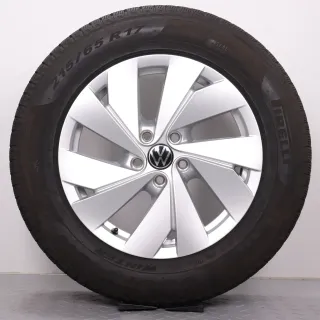 Winterräder 17 Zoll VW Tiguan CT & Tayron R4 Original Felgen 571601025 Winterreifen DOT24 4,5mm & 6,5mm 215/65R17 99H Seal-Inside Pirelli Scorpion Winter Bari 7x17ET40 5x112 - Bild 5