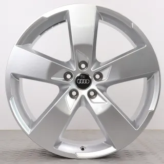 Alufelgen 20 Zoll Audi A6 S6 4K C8 Original Felgen Felgensatz 5-Arm Design 4K0601025K Silber 8,5x20ET43 5x112 66,6 mm Gebraucht - Bild 4