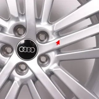 Winterräder 20Zoll Audi Q5 SQ5 FY Original Felgen 80A601025L Winterreifen 8mm DOT24 255/45R20 101V AO Continental Winter Contact TS850P SUV 5-Designspeichen 8x20ET39 - Bild 6