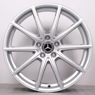 Alufelgen 19 Zoll Mercedes-Benz CLE 300E C236 Original Felgen Felgensatz 5-Doppelspeichen A2364010600 & A2364010800 silber 8x19ET45,1 & 9x19ET60,6 5x112 66,6mm - Bild 7