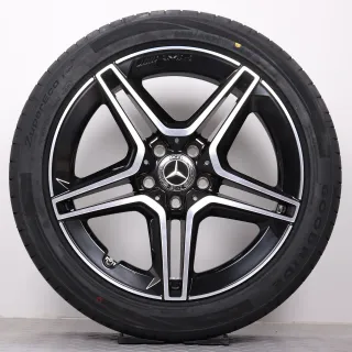 Sommerräder 18 Zoll Mercedes-Benz A-Klasse W177 V177 B-Klasse W247 CLA-Klasse C118 X118 Original Felgen A1774011500 Sommerreifen 225/45R18 95W XL Hankook 7,5x18ET49 - Bild 2