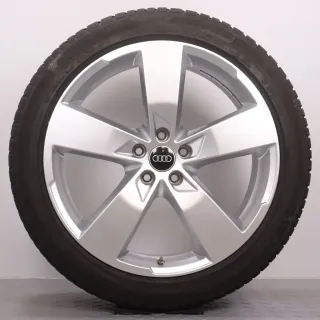 Winterräder 20 Zoll Audi A6 S6 4K C8 Original Felgen 4K0601025K Winterreifen 7-7,5mm DOT23&24 255/40R20 101W XL AO Continental Winter Contact TS 850 P 5-Arm Design RDK - Bild 4
