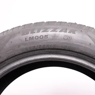 4x Winterreifen Bridgestone Blizzak LM 005 225/55R18 102H XL * MO DOT22 4,5mm 2255518 Winterräder - Bild 5