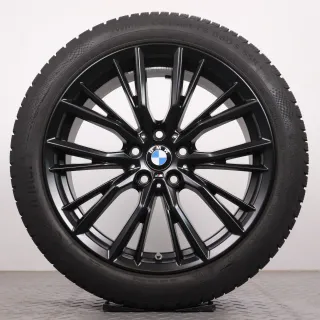 Winterräder 18 Zoll BMW 3er G20 G21 4er G22 G23 2er G42 Original Felgen Sty. 796M 6885305 6885306 Winterreifen 6mm & 5-5,5mm 225/45R18 & 255/40R18 XL * SSR RSC Runflat Continental - Bild 5