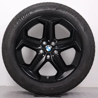 Winterräder 18 Zoll BMW X1 iX1 U11 & X2 iX2 U10 Original Felgen schwarz 6898039 Styling 865 Winterreifen 5mm DOT22 225/55R18 102H XL * Bridgestone Blizzak LM005 - Bild 5