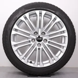 Winterräder 18 Zoll Audi A5 S5 F5 8W Original Felgen 8W0601025EE Winterreifen DOT22&23 245/40R18 97V XL AO Goodyear Ultragrip Performance GEN-1 Silber 8x18ET31 - Bild 2
