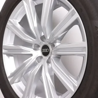 Winterräder 20 Zoll Audi Q8 SQ8 4M Original Felgen 4M8601025T Winterreifen DOT24 6,5-7mm 265/50R20 111H XL AO Continental Winter Contact TS850P 5-V-Speichen-Design - Bild 9