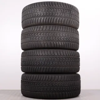 Winterräder 20 Zoll Audi Q7 SQ7 4M Original Felgen 4M0601025DA Winterreifen DOT24 6-6,5mm 285/45R20 112V XL AO Goodyear Ultra Grip 8 Performance SUV silber 9x20ET28 - Bild 9