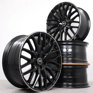 Alufelgen 20 Zoll Audi Q7 SQ7 4M Original Felgen Felgensatz 10-Y-Speichen 4M0601025DR schwarz glanzgedreht 9x20ET28 5x112 66,6mm NEU DEMO - Bild 1