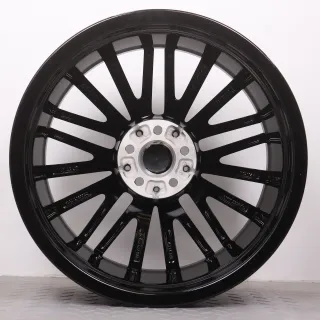 Alufelgen 19 Zoll BMW 5er G30 G31 Original Felgen Felgensatz Styling 635 V-Speiche schwarz glänzend 8x19ET30 & 9x19ET44 5x112 66,6mm NEU DEMO - Bild 10