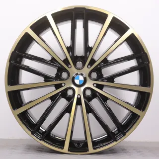 Alufelgen 19 Zoll BMW 5er G30 G31 Original Felgen Felgensatz Styling 635 V-Speiche night gold 8x19ET30 & 9x19ET44 5x112 66,6mm NEU DEMO - Bild 6